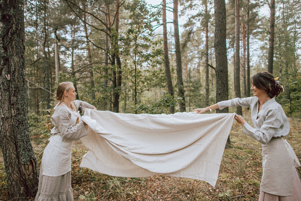 What if a linen product has shrunk after washing?