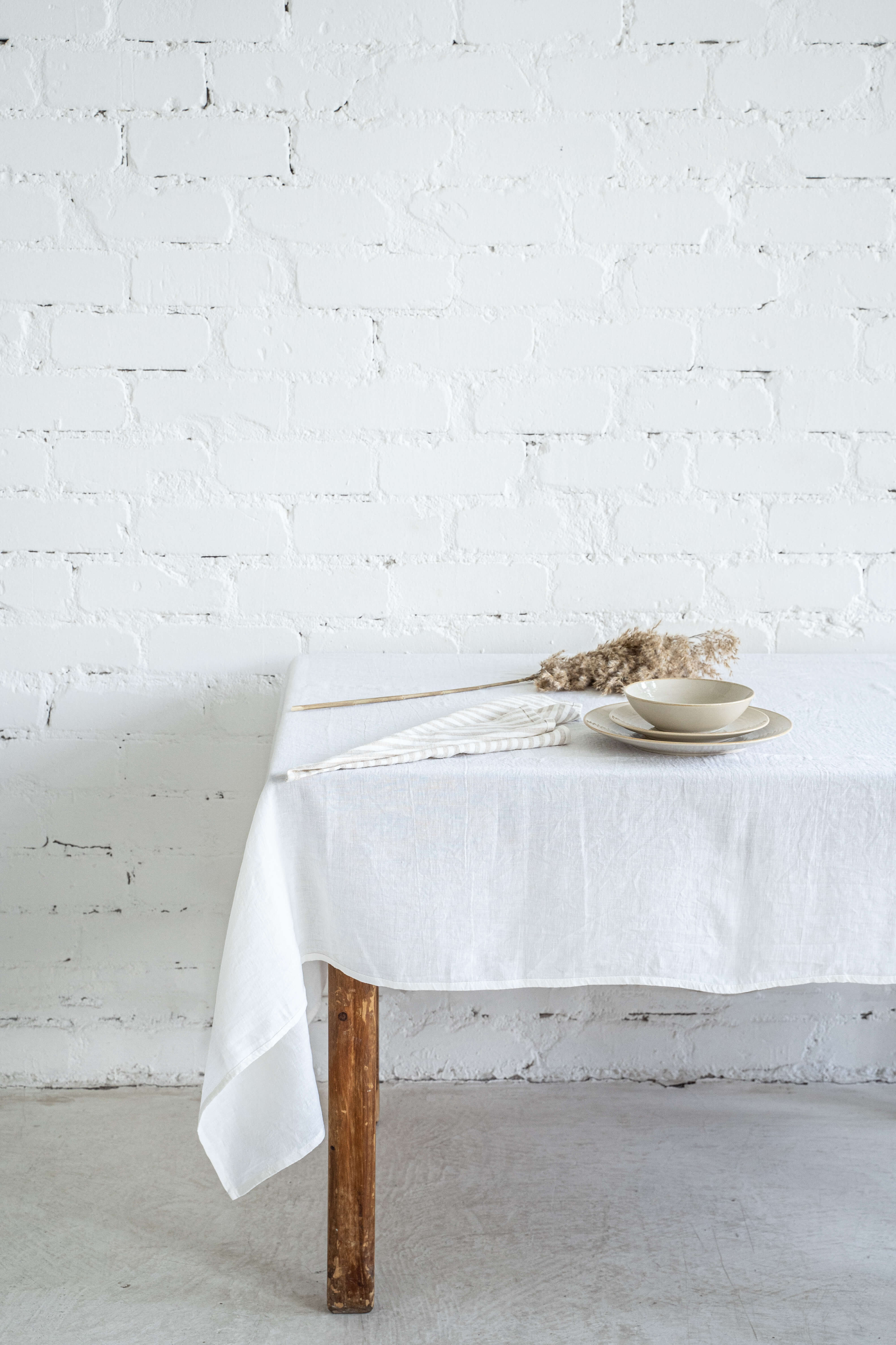 Linen tablecloth