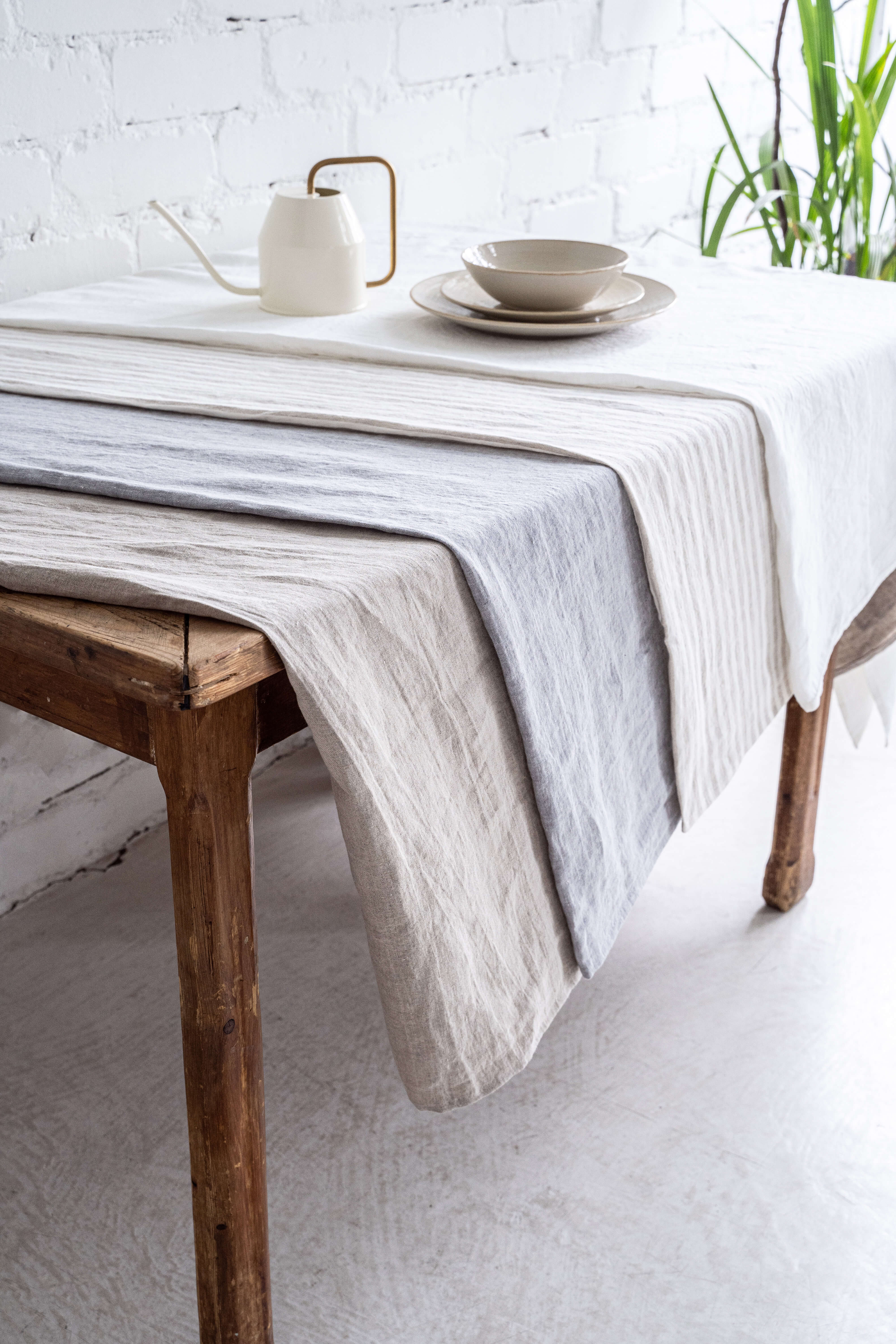 Linen tablecloth