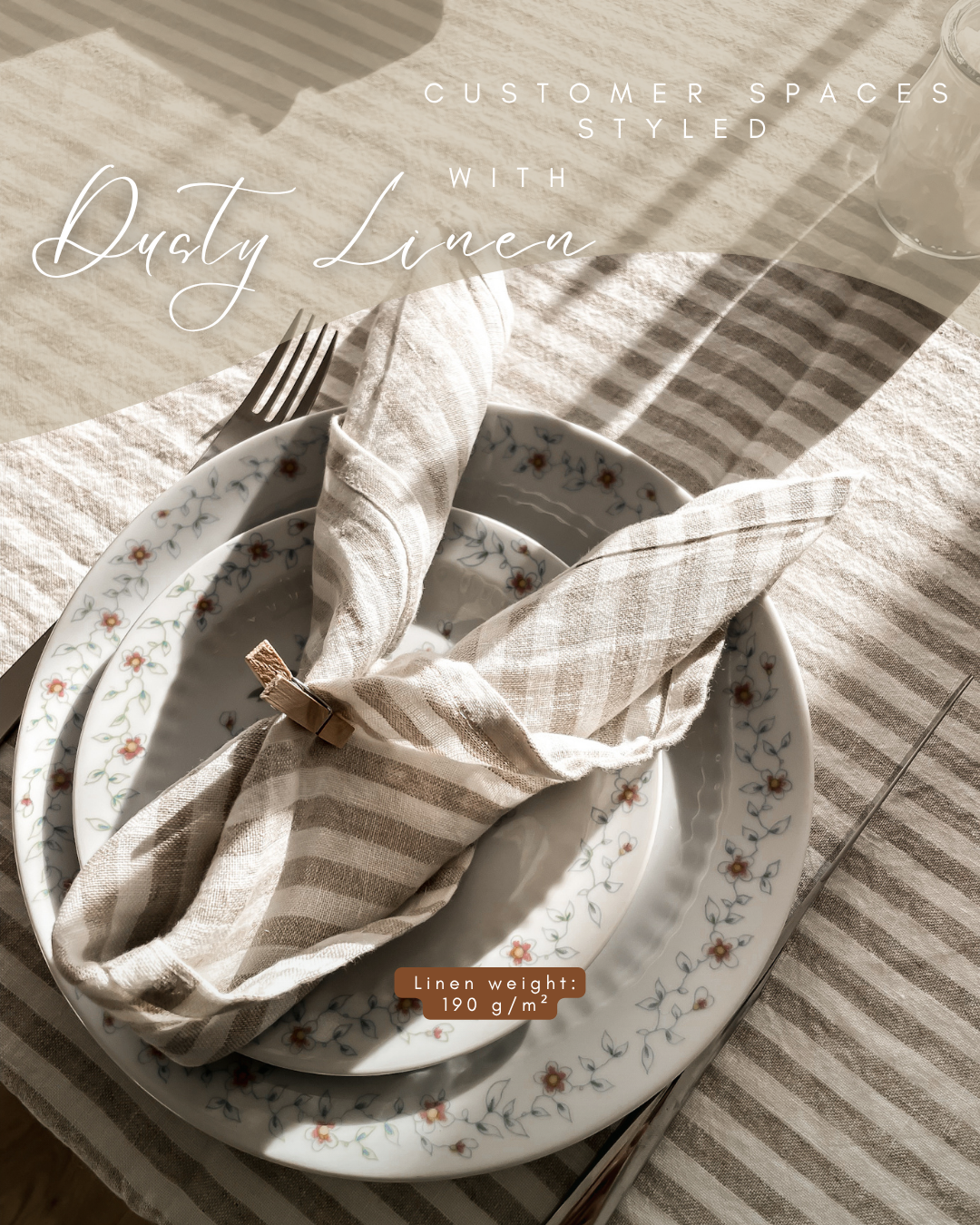 Linen napkins