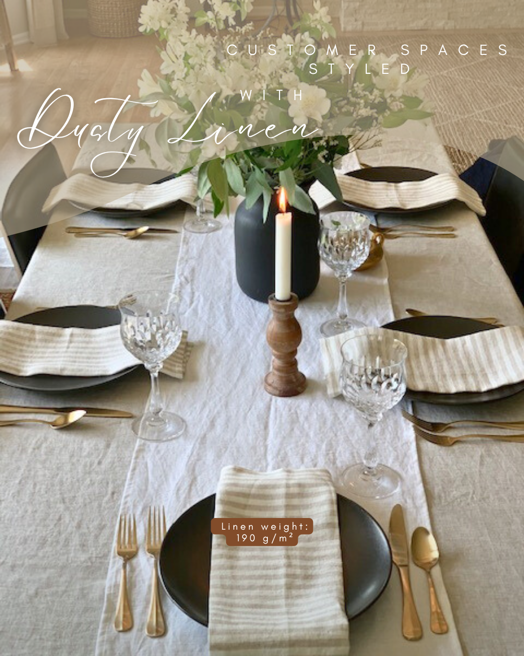 Linen napkins