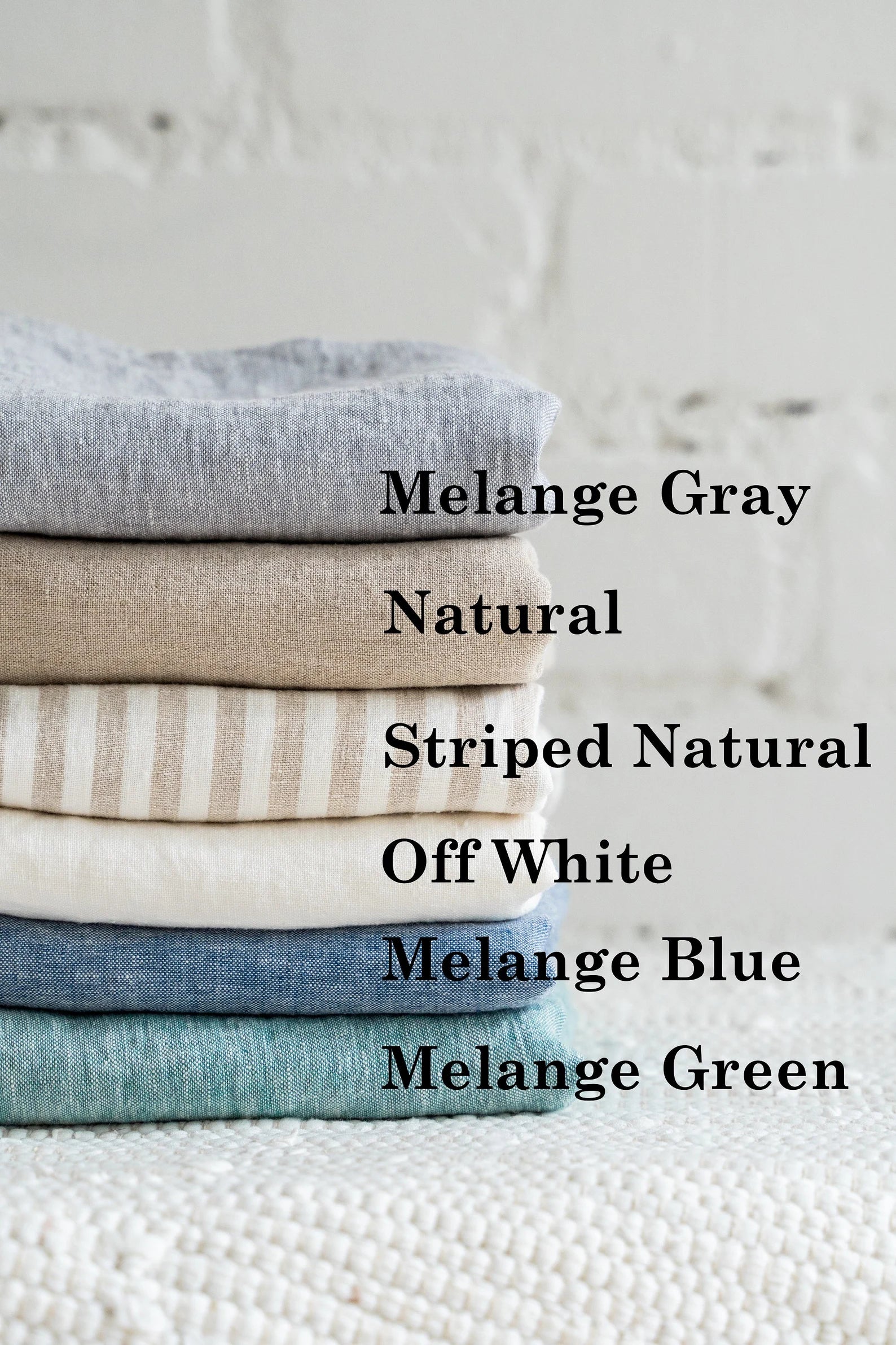 Linen tote bag in Various Colors Dusty Linen