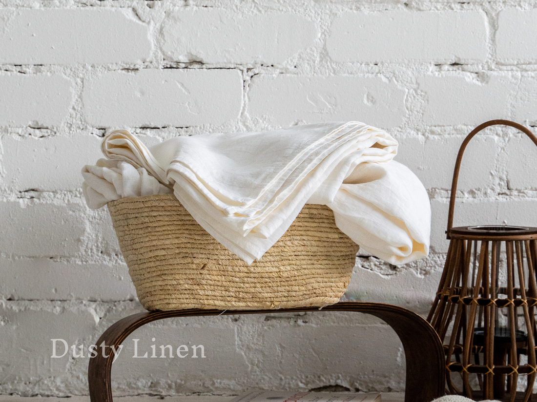 how to wash linen bedding