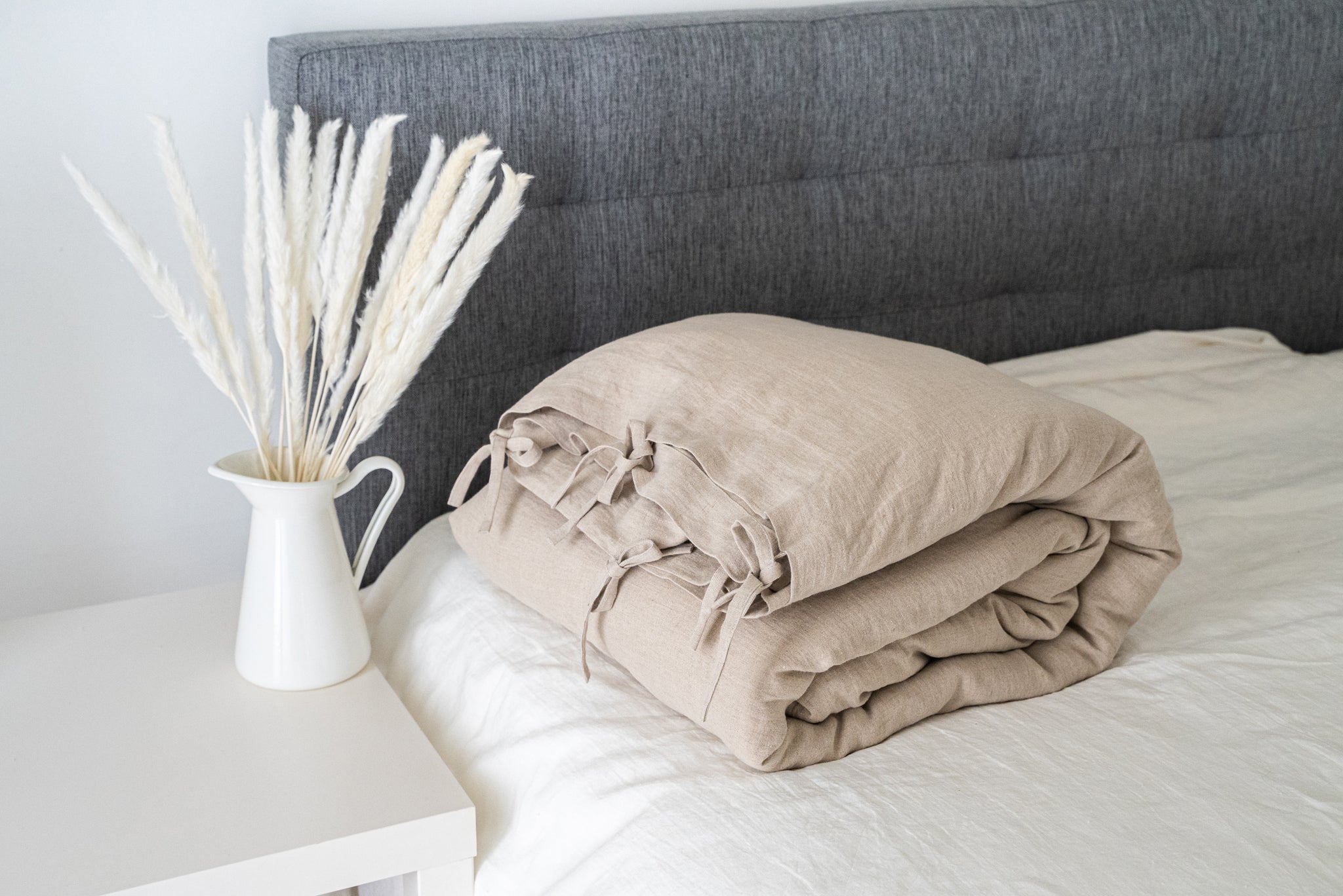 Linen Duvet Covers - Dusty Linen