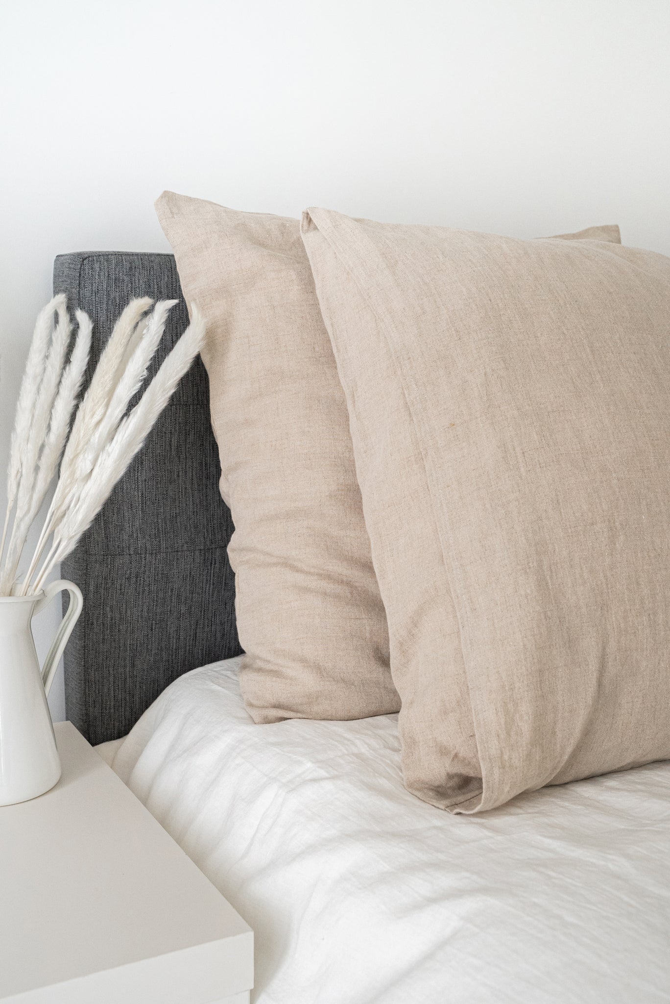 Linen Pillow Covers - Dusty Linen