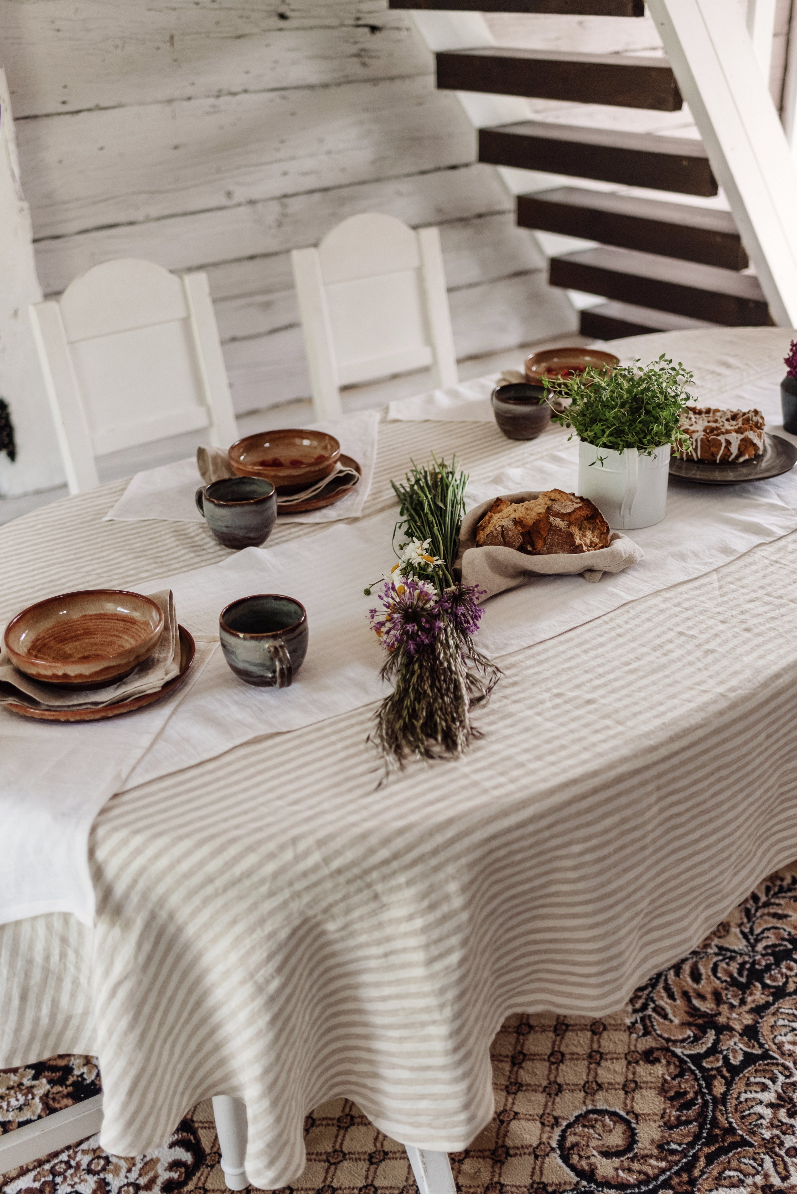 Linen Tablecloths - Dusty Linen