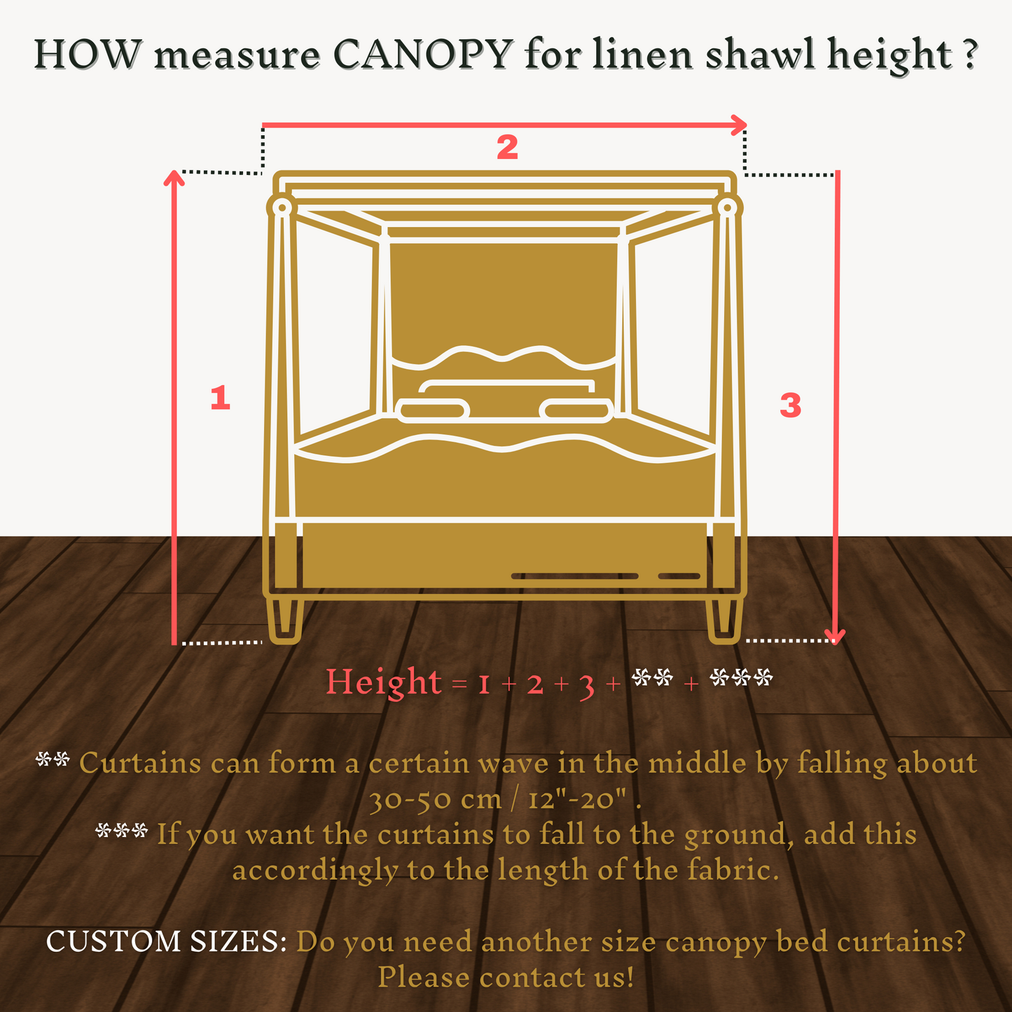 a drawing of a bed with measurements for it