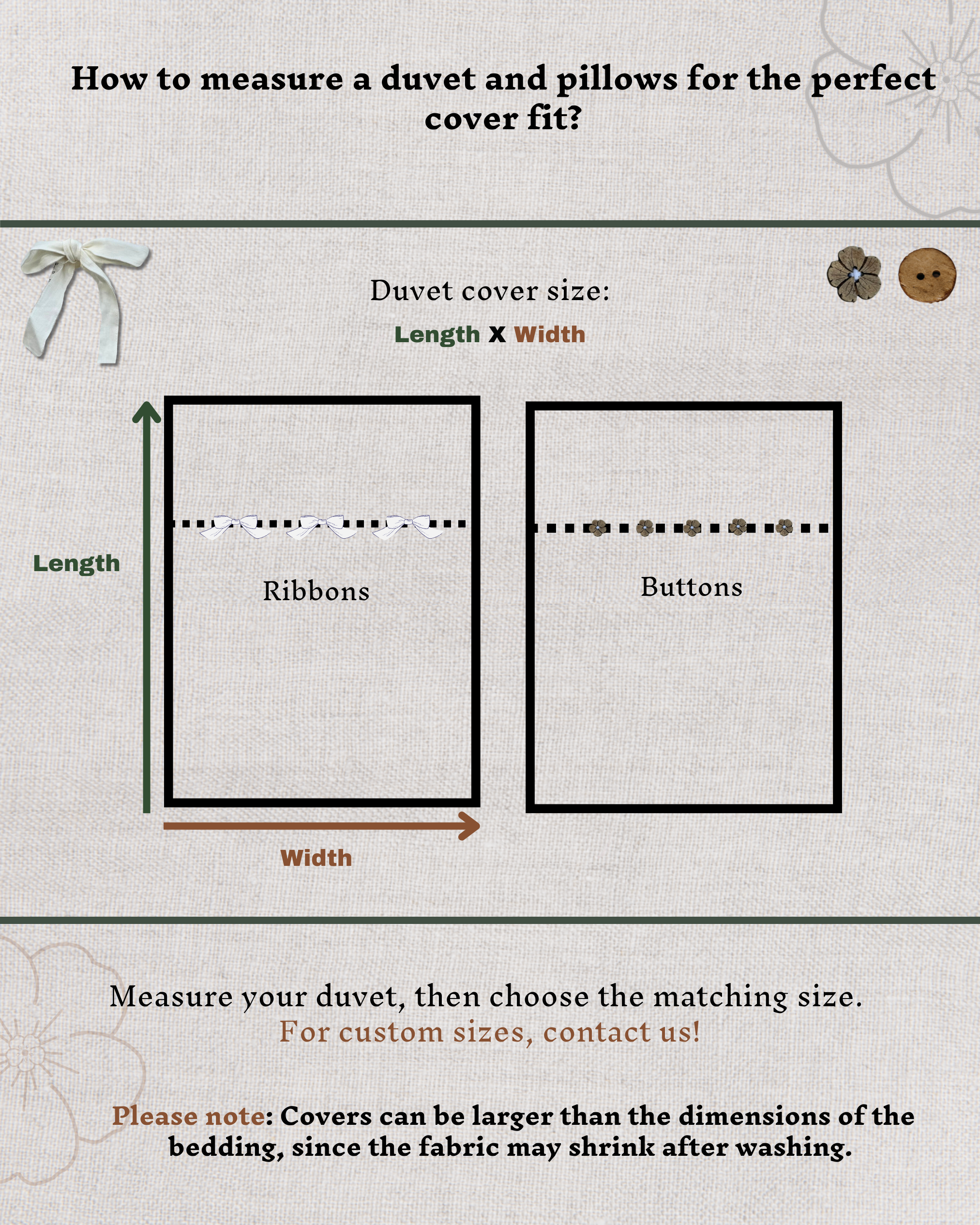 Top Closure Linen Duvet Cover – Soft Washed Minimal Bedding