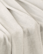 Linen Fabric by the Meter – Cream, Crushed Finish, 280 cm Width