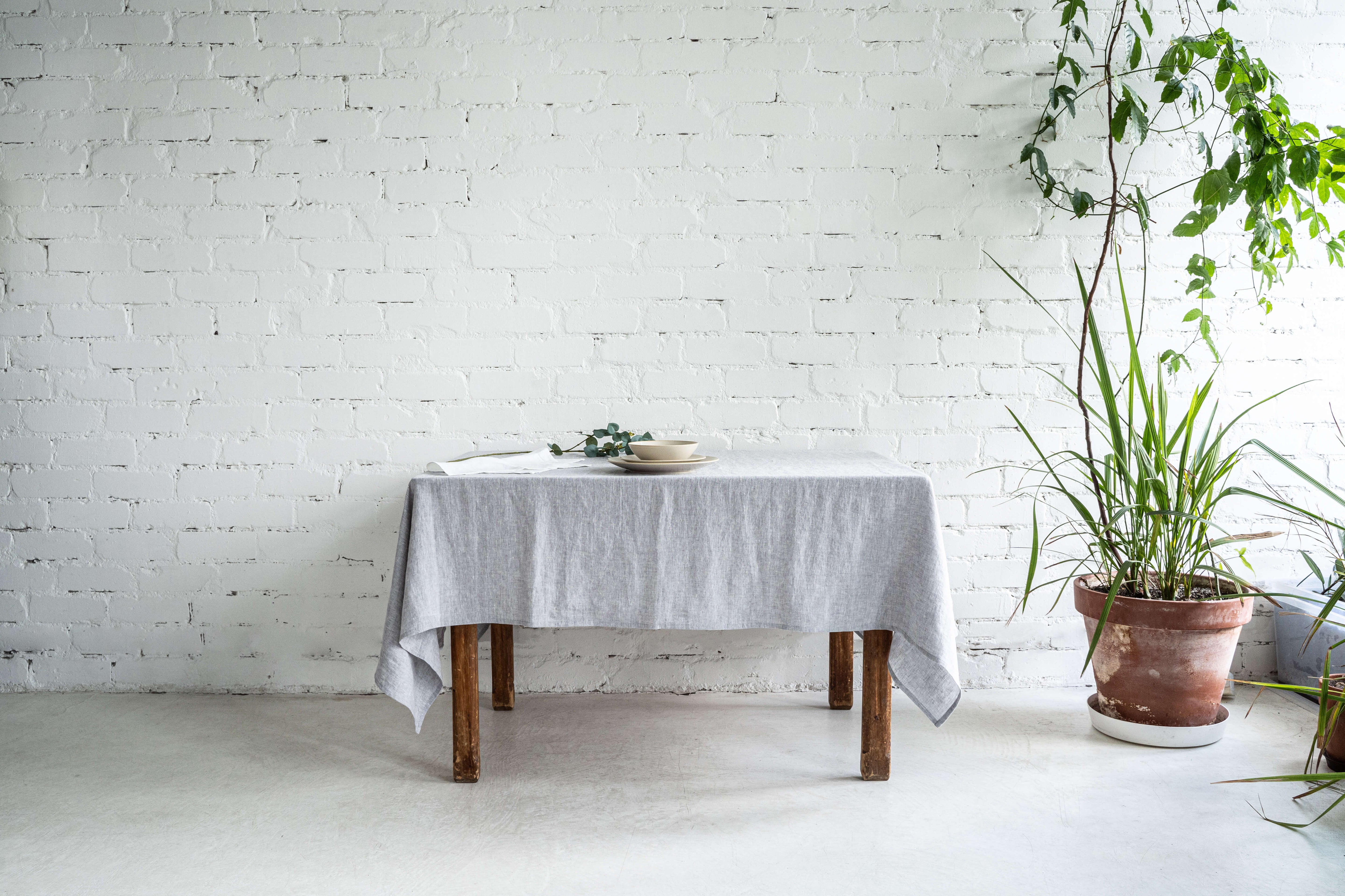 Linen tablecloth