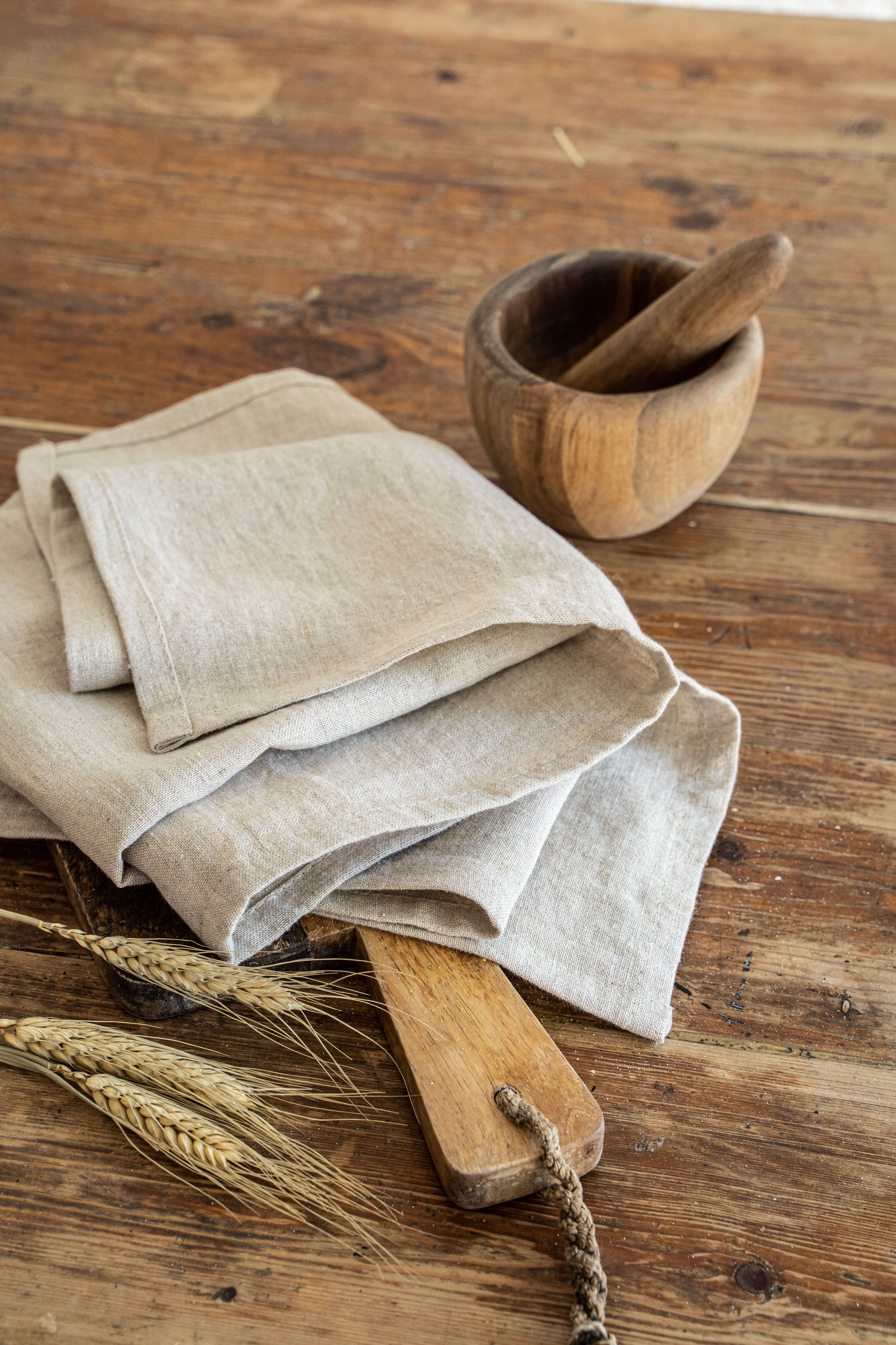 Linen tea towel