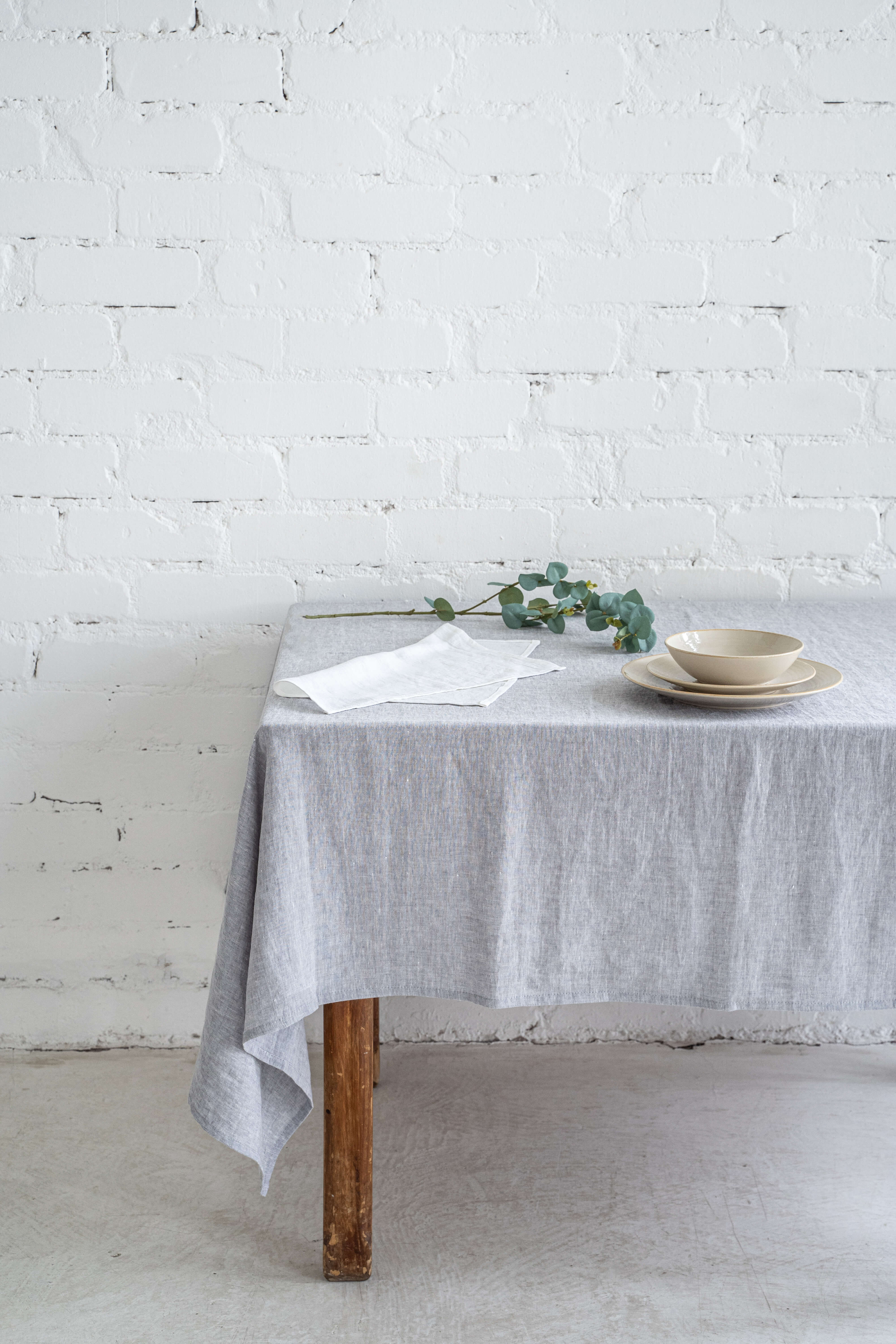 Linen tablecloth