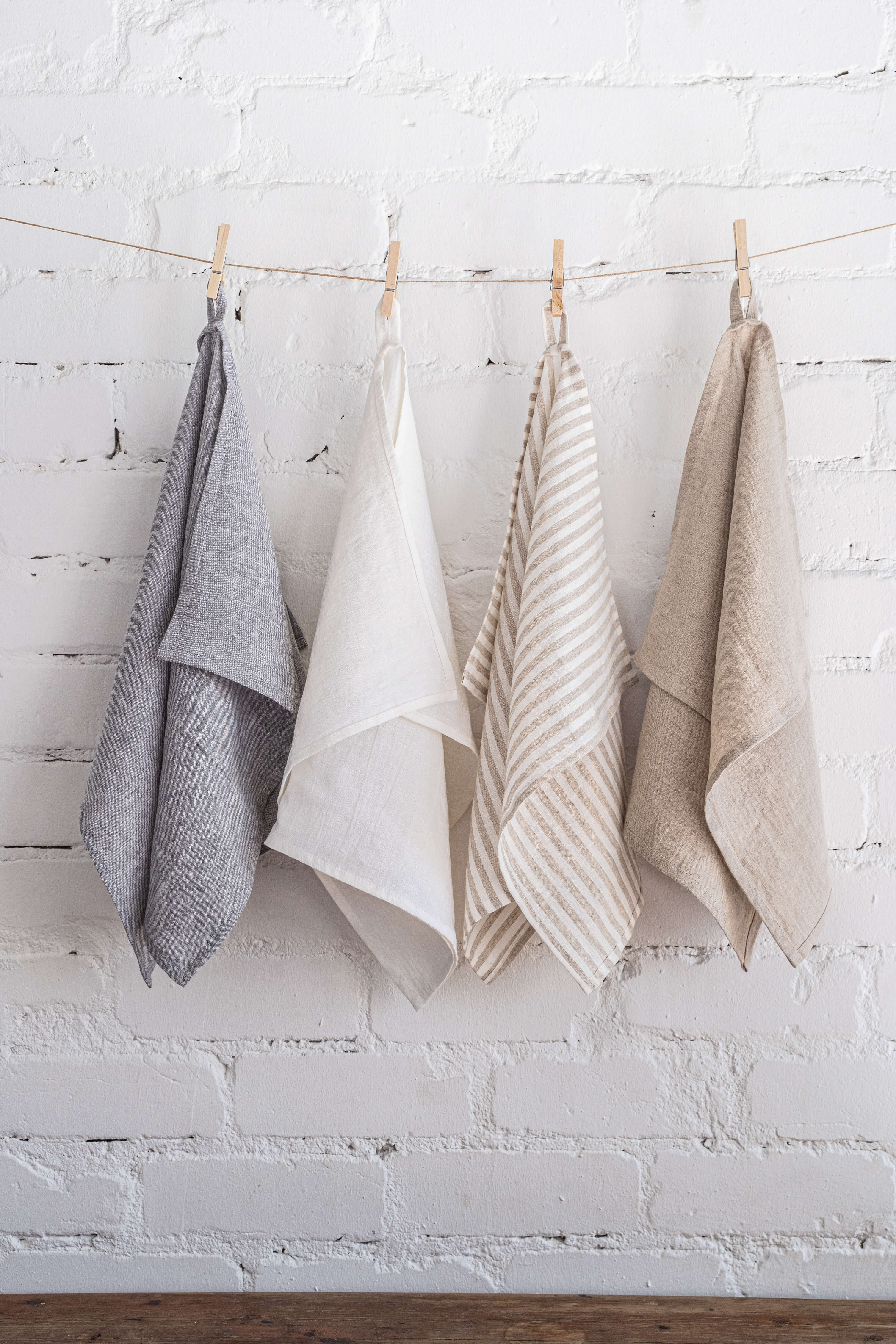 Linen tea towel