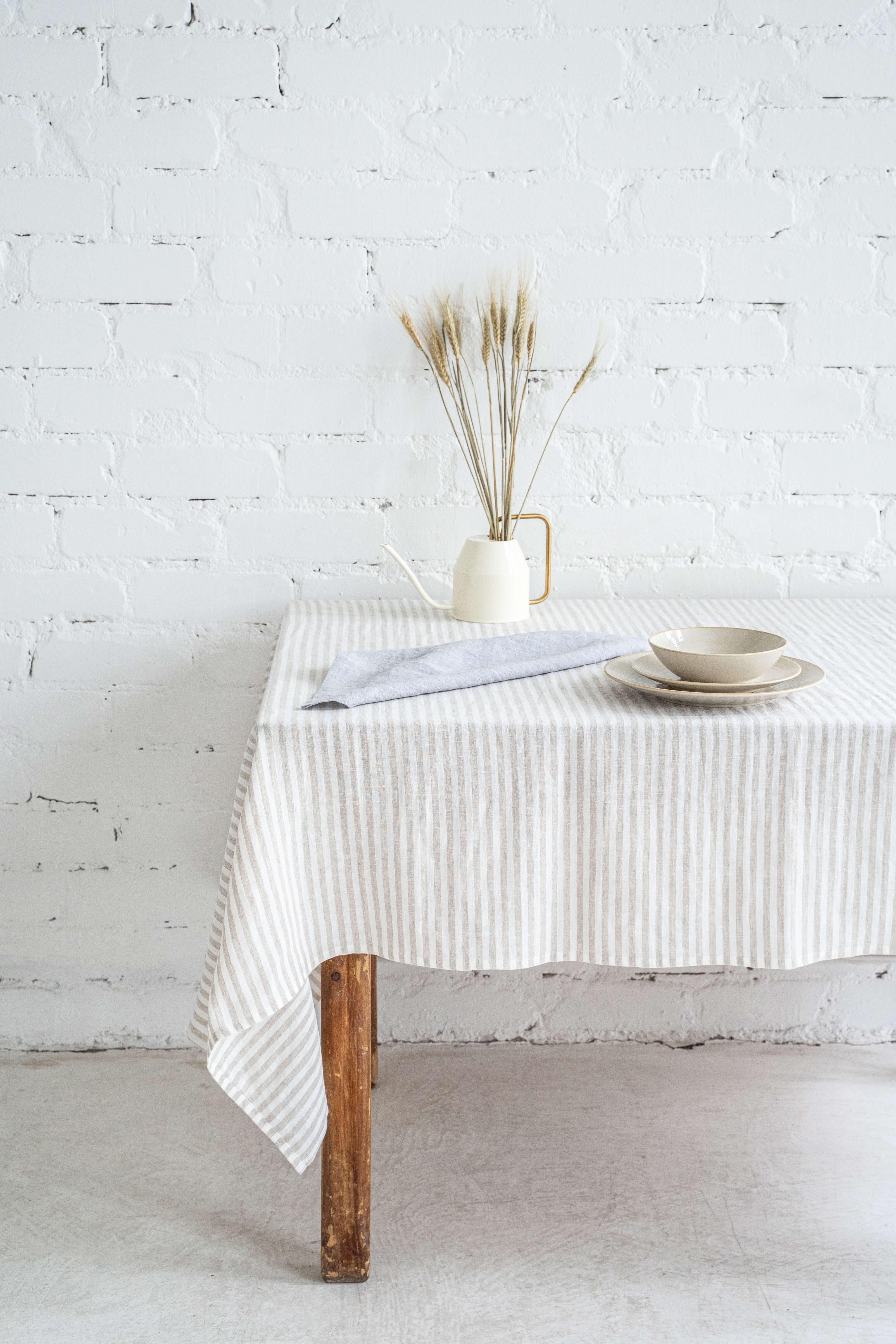 Linen tablecloth