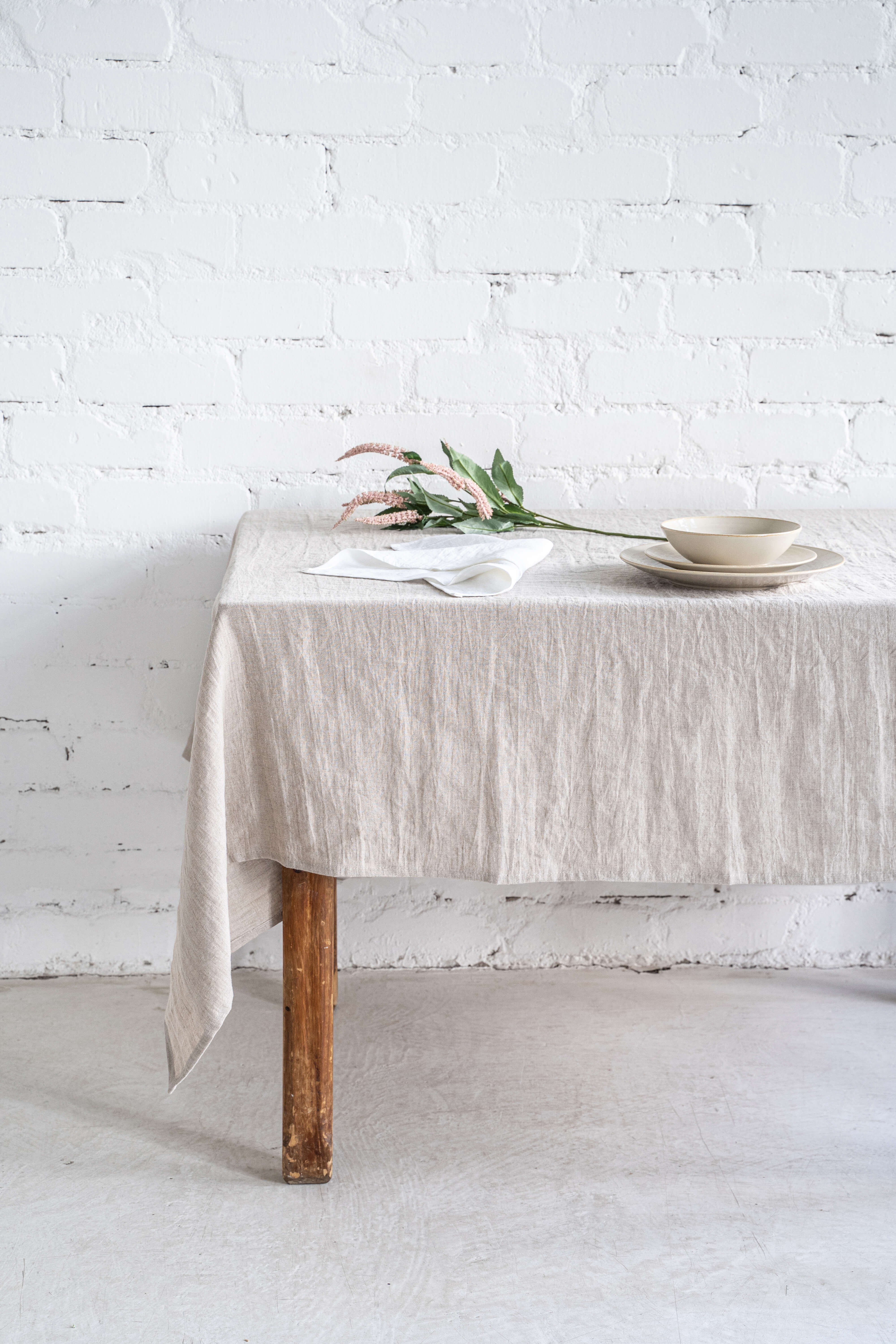 Linen tablecloth
