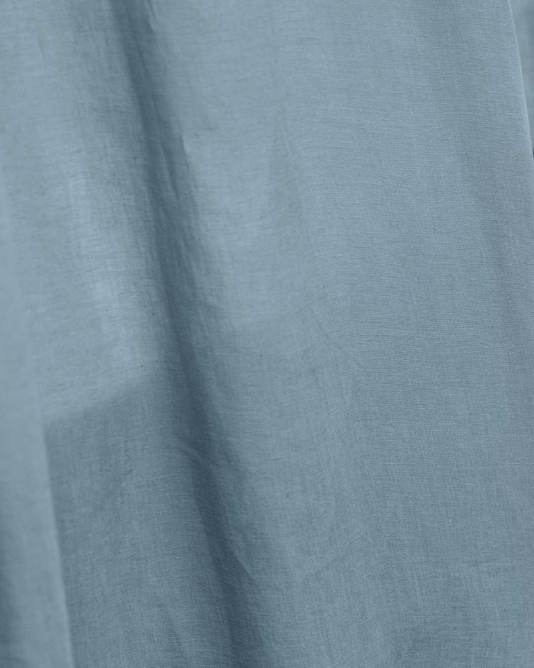 Set of 2 blackout linen curtains in Gray Blue