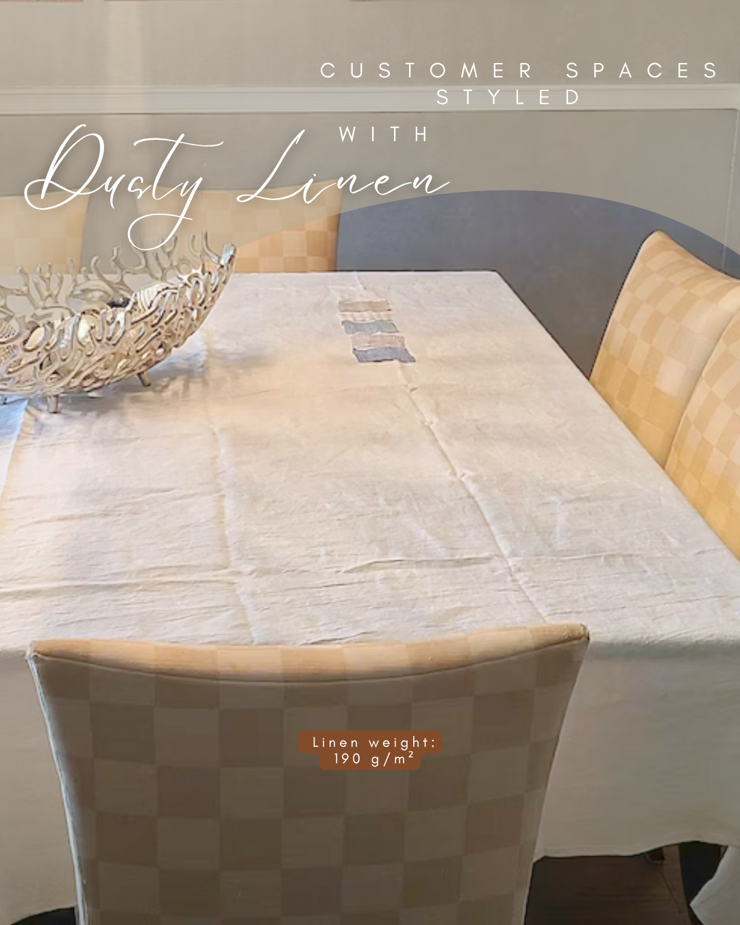 Linen tablecloth
