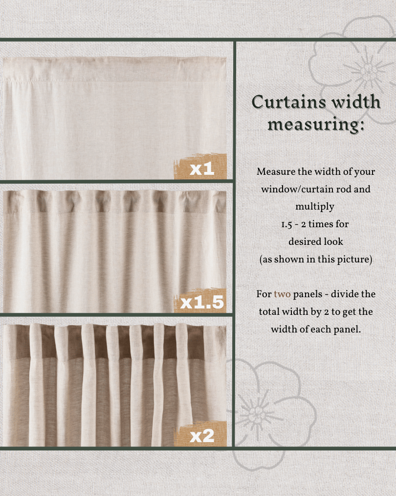 Linen Shower curtain in White color