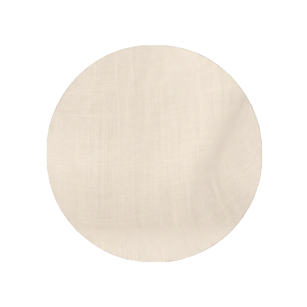 Cream linen fabric color swatch