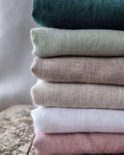 Linen fabric sample set - all available colors, 175 gsm swatches
