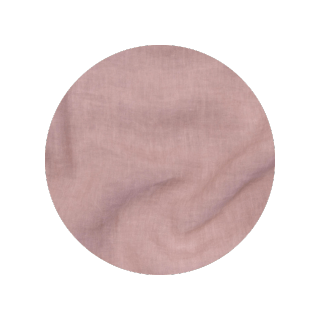 Dusty rose linen fabric color swatch