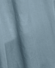 Gray blue linen fabric close-up, softened 175 g/m² texture