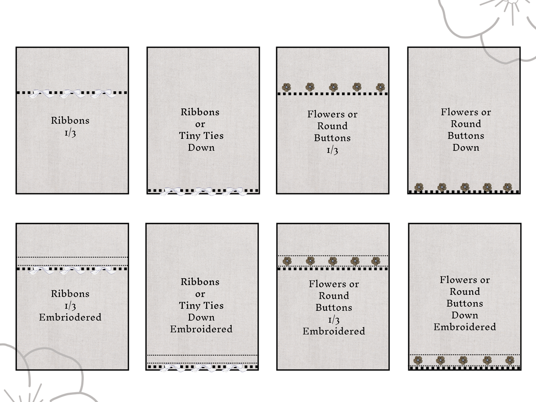 Guide graphic showing closure options for linen duvet covers and pillowcases