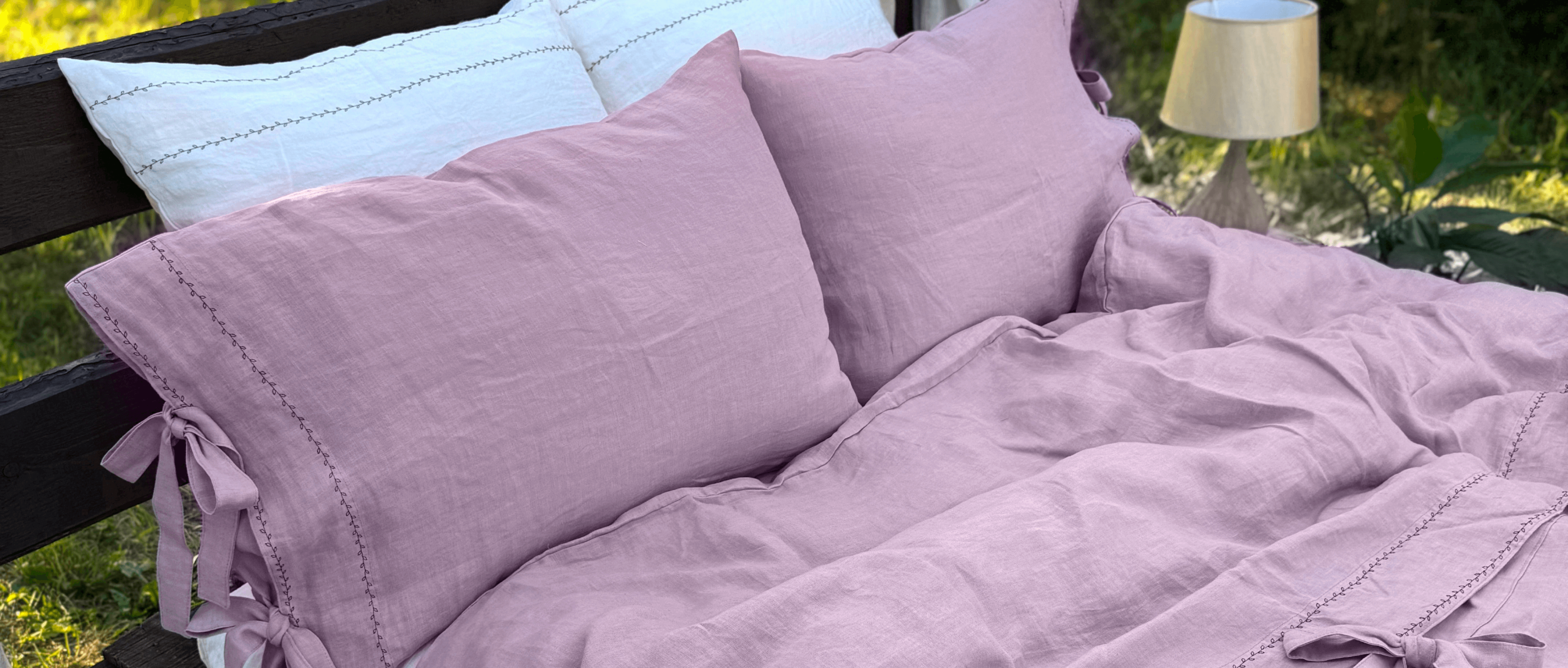 Linen bedding sets collection - duvet cover and pillowcases
