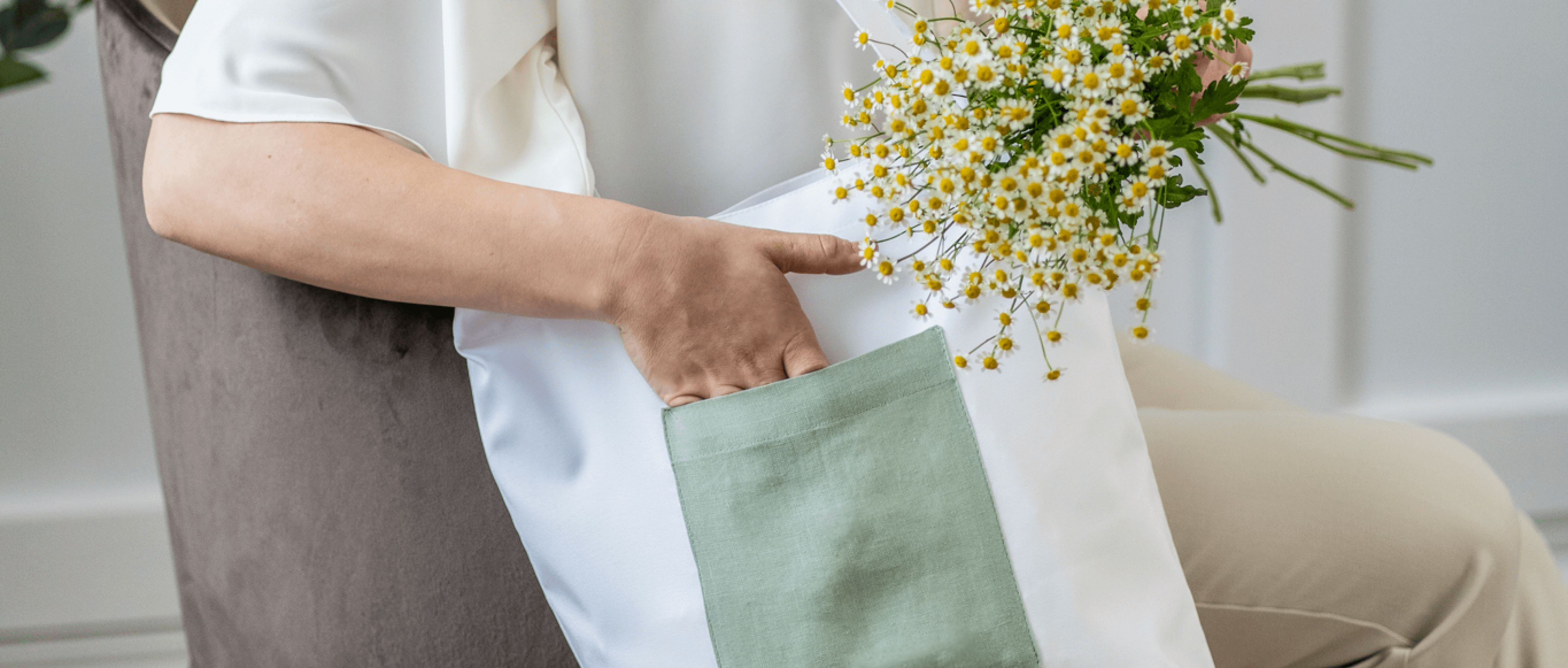 Linen tote bags collection - natural European linen