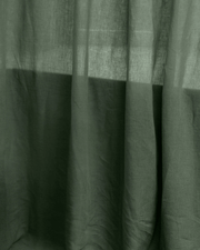 Extra wide linen fabric 280 cm, safari green, 175 gsm - folded yardage