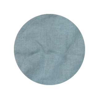 Steel blue linen fabric color swatch