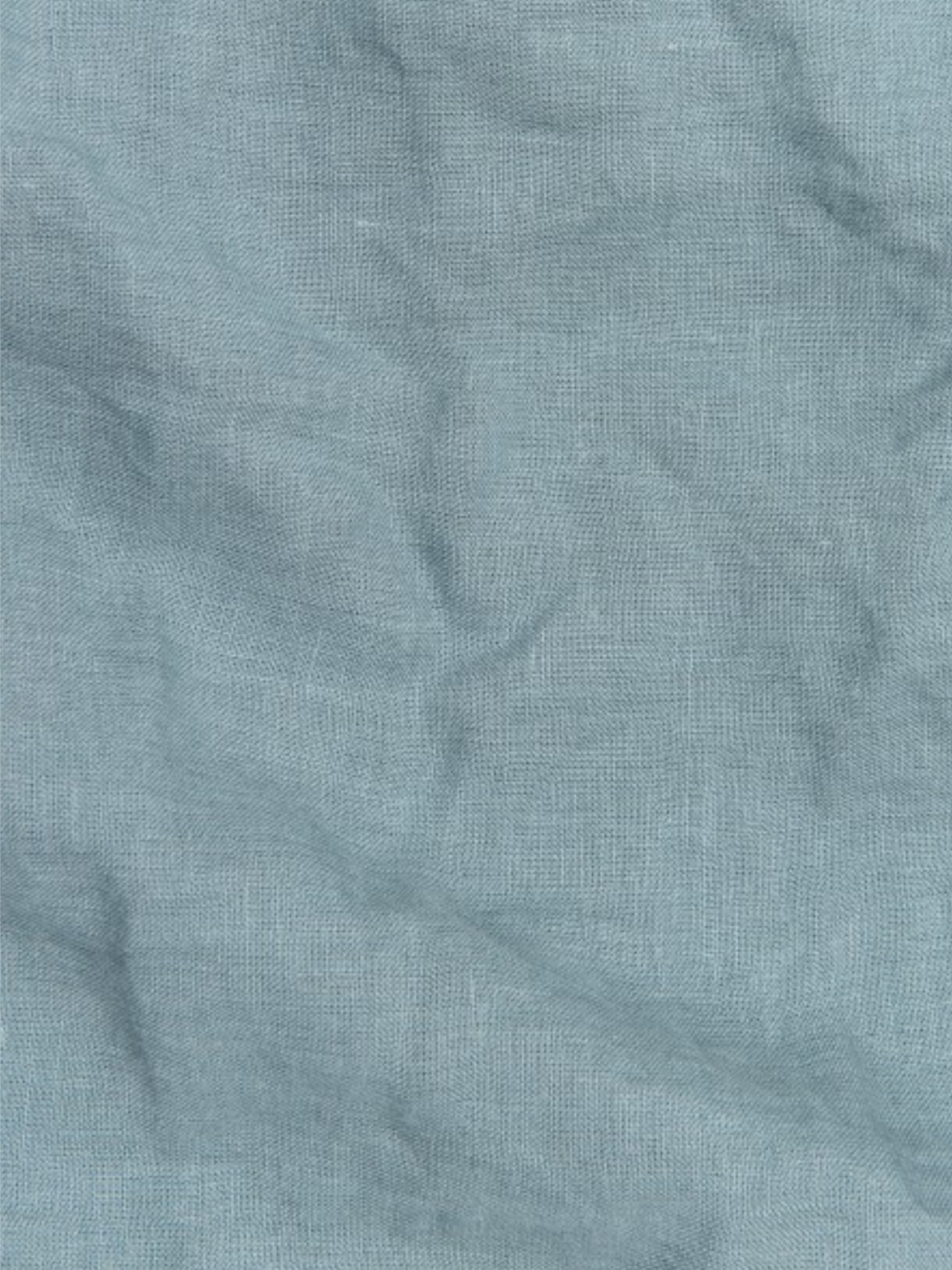 Seamless linen couch cover in Gray Blue color (density 175 g/m2)