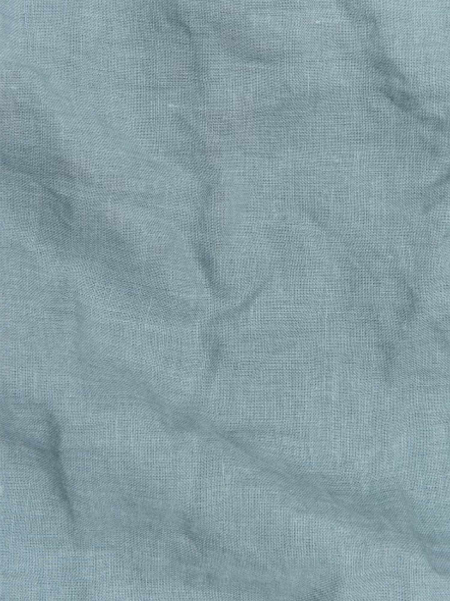 Seamless linen couch cover in Gray Blue color (density 175 g/m2)